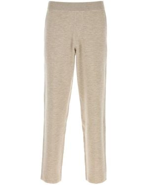 Brioni Sand Stretch Cotton Blend joggers - Natural