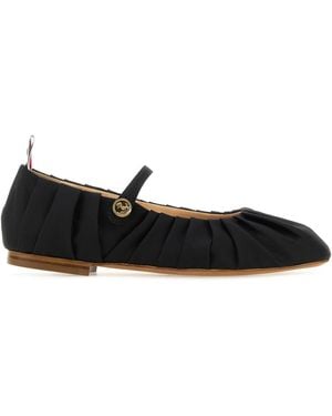 Thom Browne Fabric John Ballerinas - Black