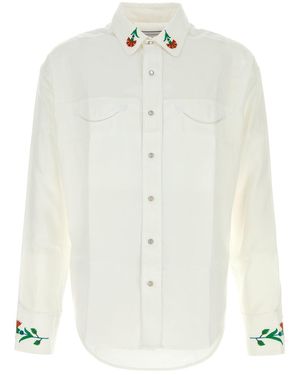 Pantamolle White Lyocell Shirt