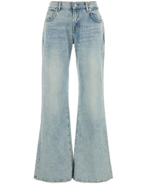 7 For All Mankind Jeans Spencer Flare in denim stretch - Blu