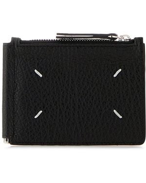 Maison Margiela Black Leather Wallet