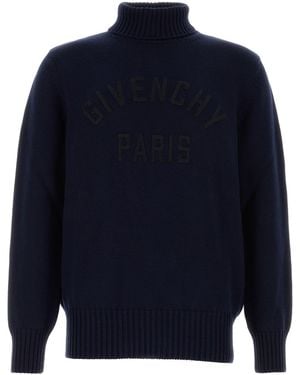 Givenchy Cotton Jumper - Blue