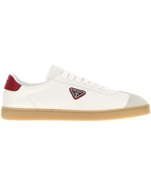 Prada Sneakers in nappa bianca - Bianco