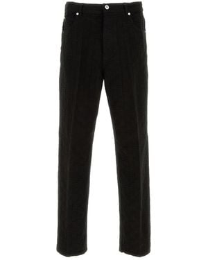 Ferragamo Black Cotton Pant