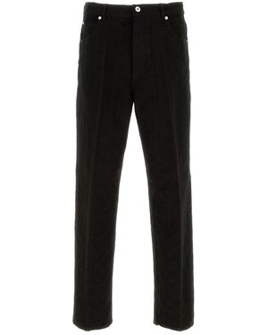 Ferragamo Pantalone in cotone nero