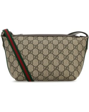 Gucci Borsa a mano Ophidia mini in tela stampata - Grigio