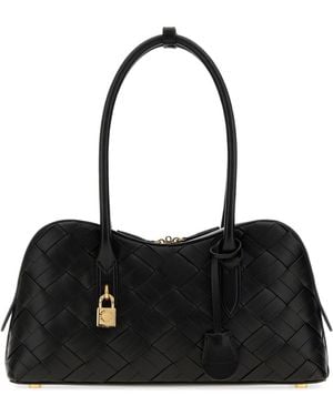 Stella McCartney Black Alter Mat Medium Ryder Shoulder Bag