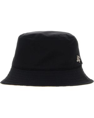 Burberry Black Nylon Bucket Hat