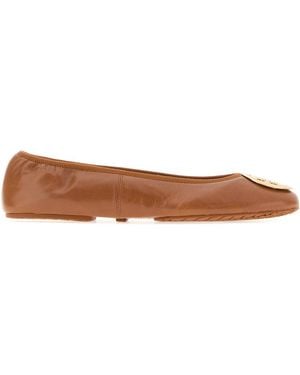 Tory Burch Reva Travel Ballet - Brown