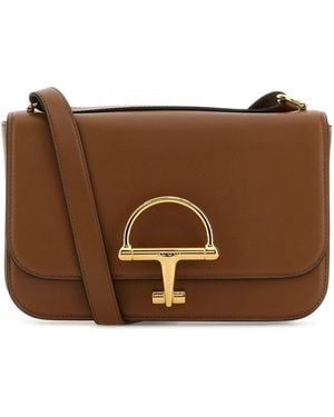 Gucci Borsa a spalla Siena piccola in pelle caramello - Marrone