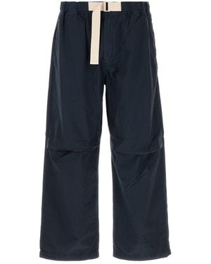 Emporio Armani Navy Blue Cotton Pant