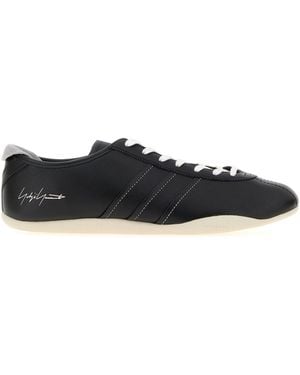 Y-3 Black Leather Y-3 Tokyo Sneakers