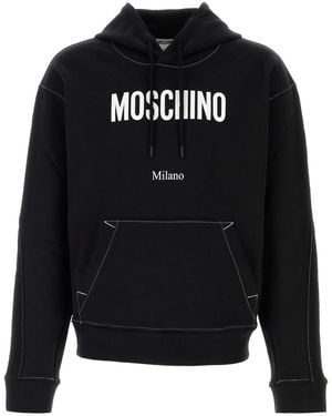 Moschino Black Cotton Sweatshirt