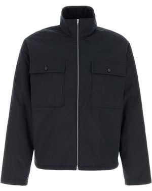 Jil Sander Midnight Blue Polyester Jacket - Black