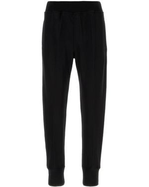 Jil Sander Pantalone jogging in lana nera - Nero