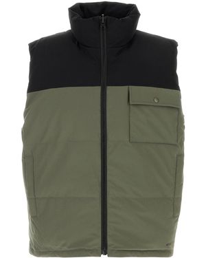 A.P.C. Two-tone Stretch Polyester Doudoune Padded Jacket - Green