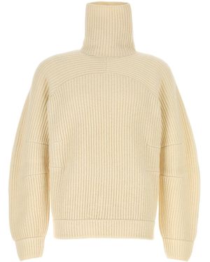 Mordecai Ivory Wool Jumper - Natural