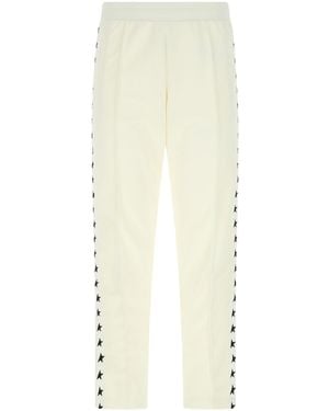 Golden Goose Trousers - White