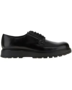 Prada Scarpe stringate in pelle nera - Nero