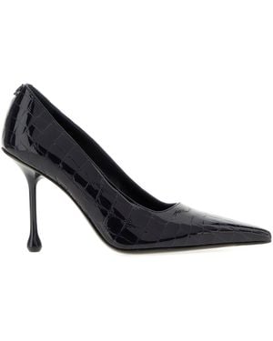 Jimmy Choo Leather Ixia Court Shoes - Black