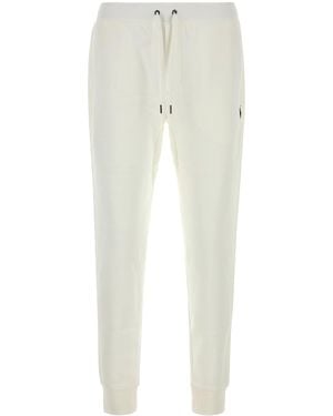 Polo Ralph Lauren White Cotton Blend joggers