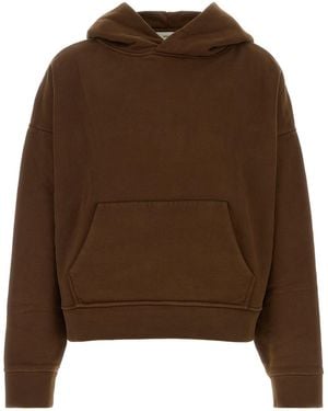 Entire studios Chocolate Cotton Oversize Sweatshirt - Brown