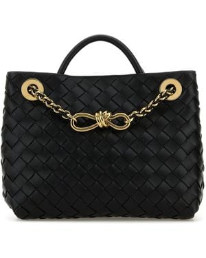 Bottega Veneta Borsa a mano in pelle nera - Nero