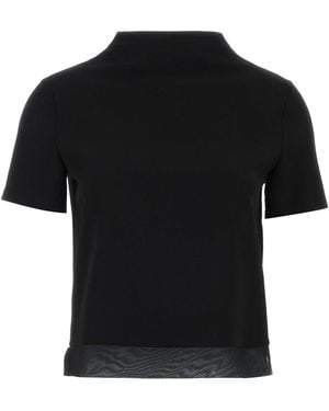 Jil Sander Wool Top - Black
