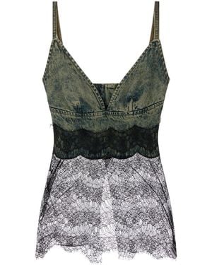 GIUSEPPE DI MORABITO Denim Top - Green