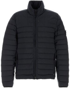 Stone Island Midnight Blue Stretch Nylon Jacket