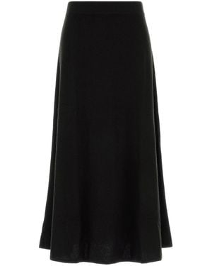 Lisa Yang Gonna Torie in cashmere nero