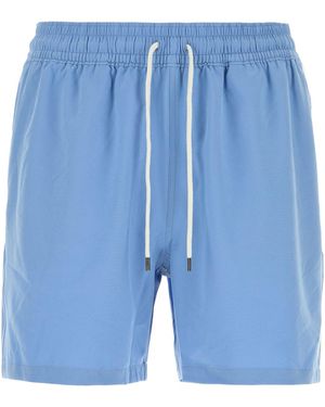 Polo Ralph Lauren Bermuda mare in poliestere stretch azzurro - Blu