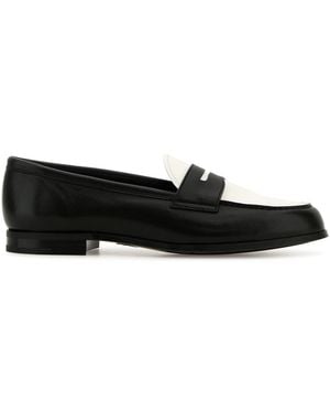 Church's Lamb Leather Natalie Loafers - Black
