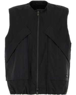 Tatras Black Cotton Blend Vest