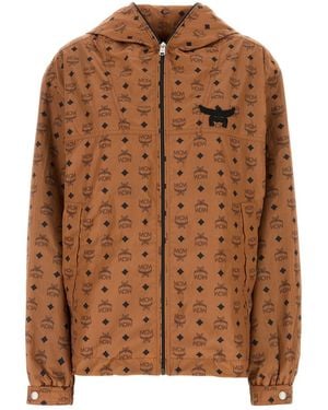 MCM Printed Nylon Jacket - Brown