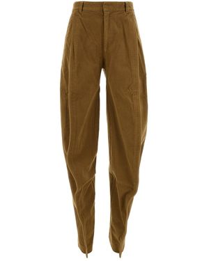 Y. Project Caramel Stretch Velvet Pant - Natural