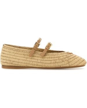 Prada Ballerine in rafia - Multicolore