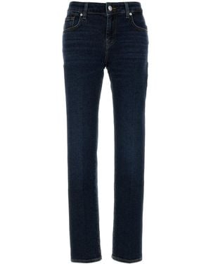 7 For All Mankind Stretch Denim Cailie Jeans - Blue