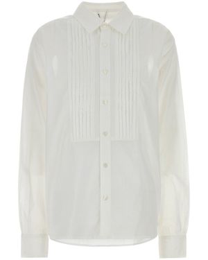 GIMAGUAS White Cotton Oversize Alfred Shirt