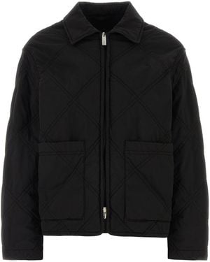 Herno Giubbino in nylon stretch nero