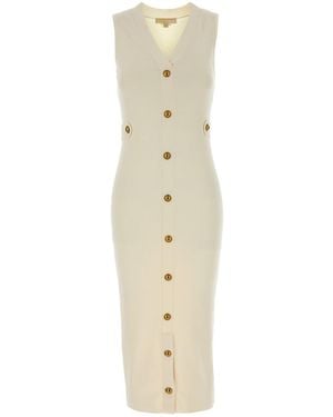MICHAEL Michael Kors Cream Knit Dress - White