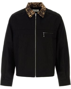 Ernest W. Baker Black Wool Jacket