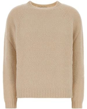 Max Mara Maglione Ghiacci in misto alpaca sabbia - Neutro