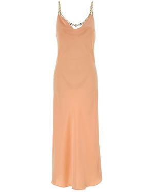 Rabanne Peach Satin Dress - White