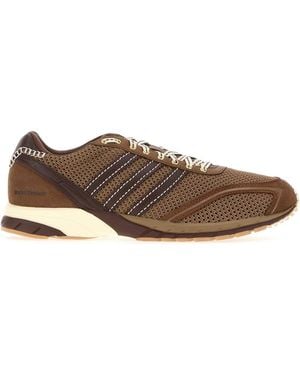 Adidas by Wales Bonner Brown Crochet Adidas X Wales Bonner Adizero Trainers