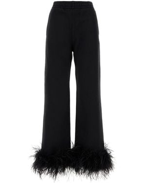 Prada Pantalone jogging in cotone nero