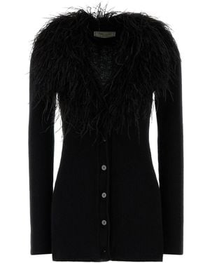 Blumarine Black Wool Cardigan