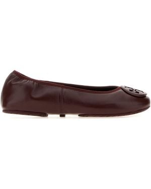 Tory Burch Reva Travel Ballet - Brown