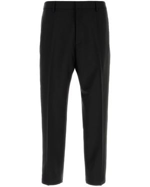 Jil Sander Black Wool Blend Pant