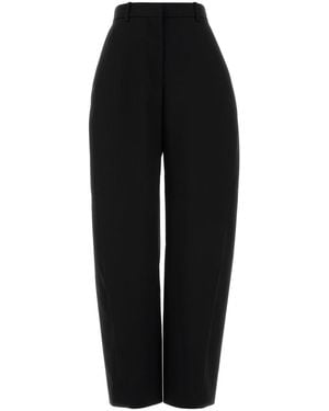 Givenchy Pantalone dalla gamba ampia in lana nera - Nero
